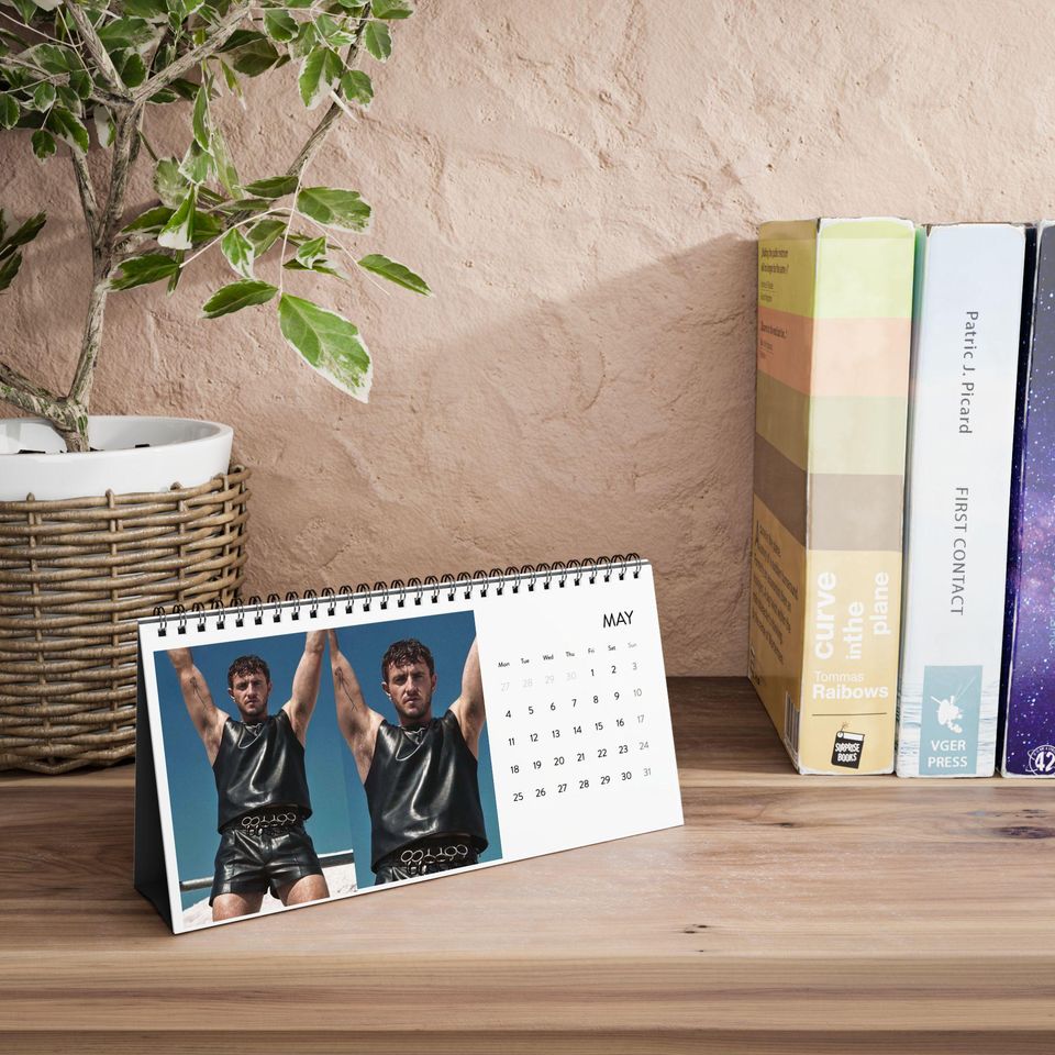 2026 Desk Calendar - All About Paul Mescal