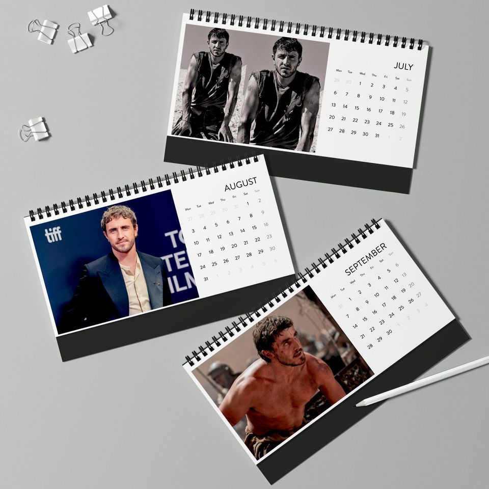 2026 Desk Calendar - All About Paul Mescal