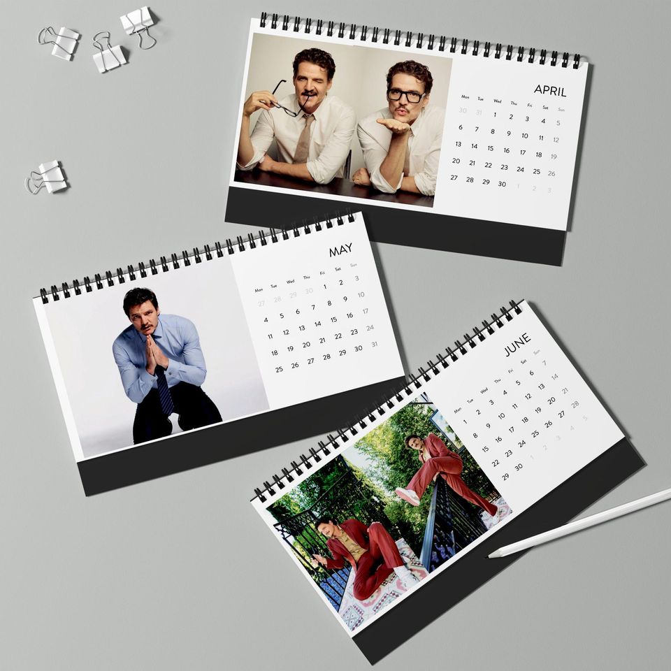 2026 Desk Calendar - All About Pedro Pascal