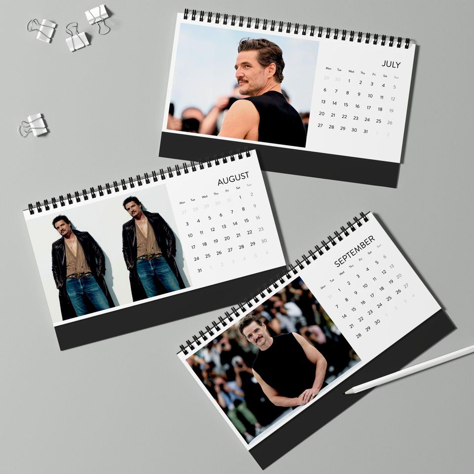 2026 Desk Calendar - All About Pedro Pascal