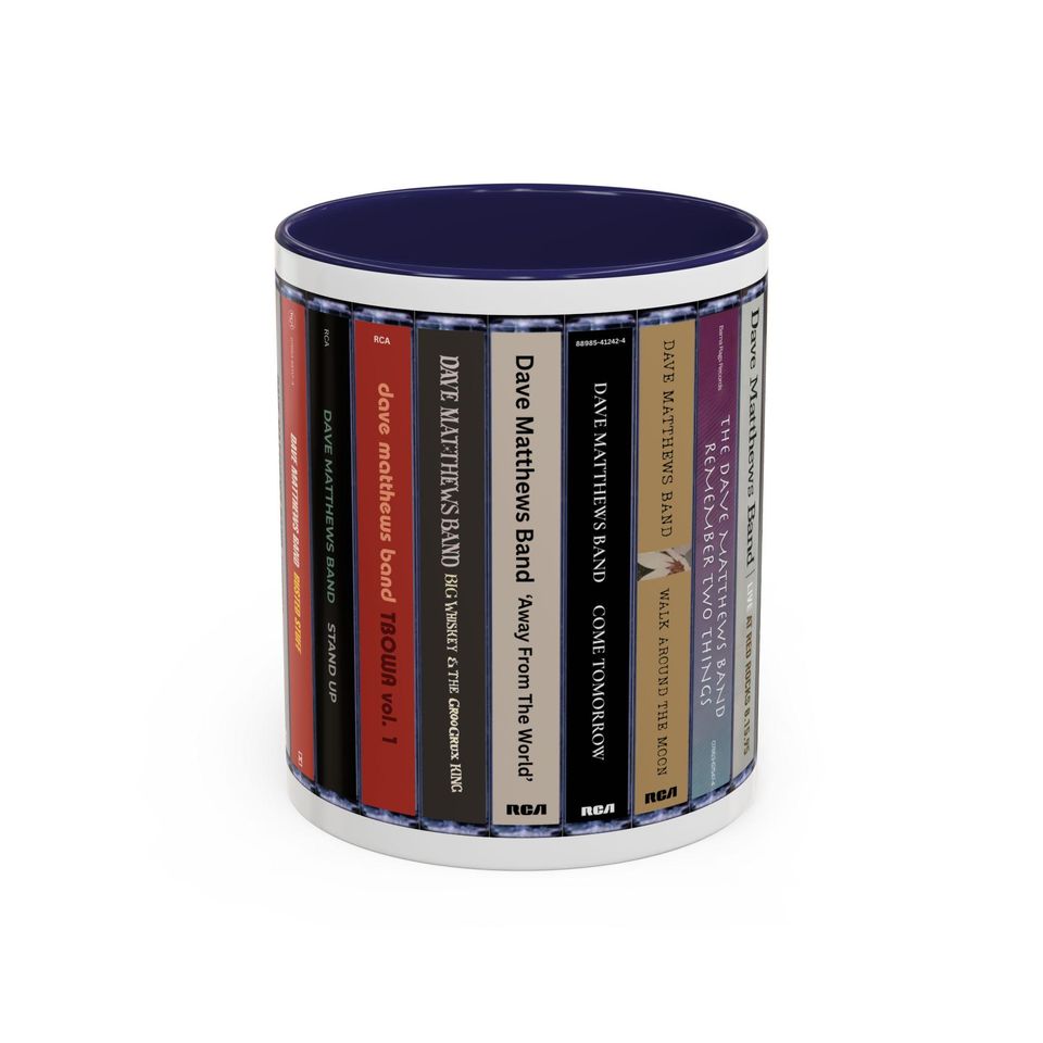 Dave Matthews Band Cassette Mug, Music Lover Gift, Accent Coffee Cup