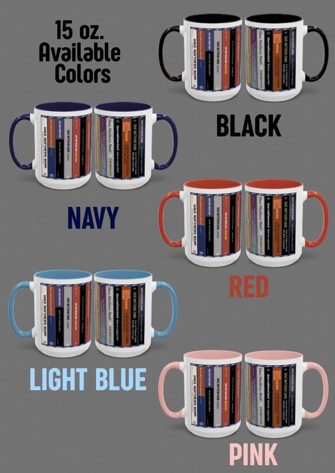 Dave Matthews Band Cassette Mug, Music Lover Gift, Accent Coffee Cup