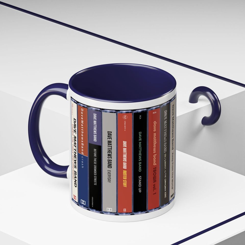 Dave Matthews Band Cassette Mug, Music Lover Gift, Accent Coffee Cup