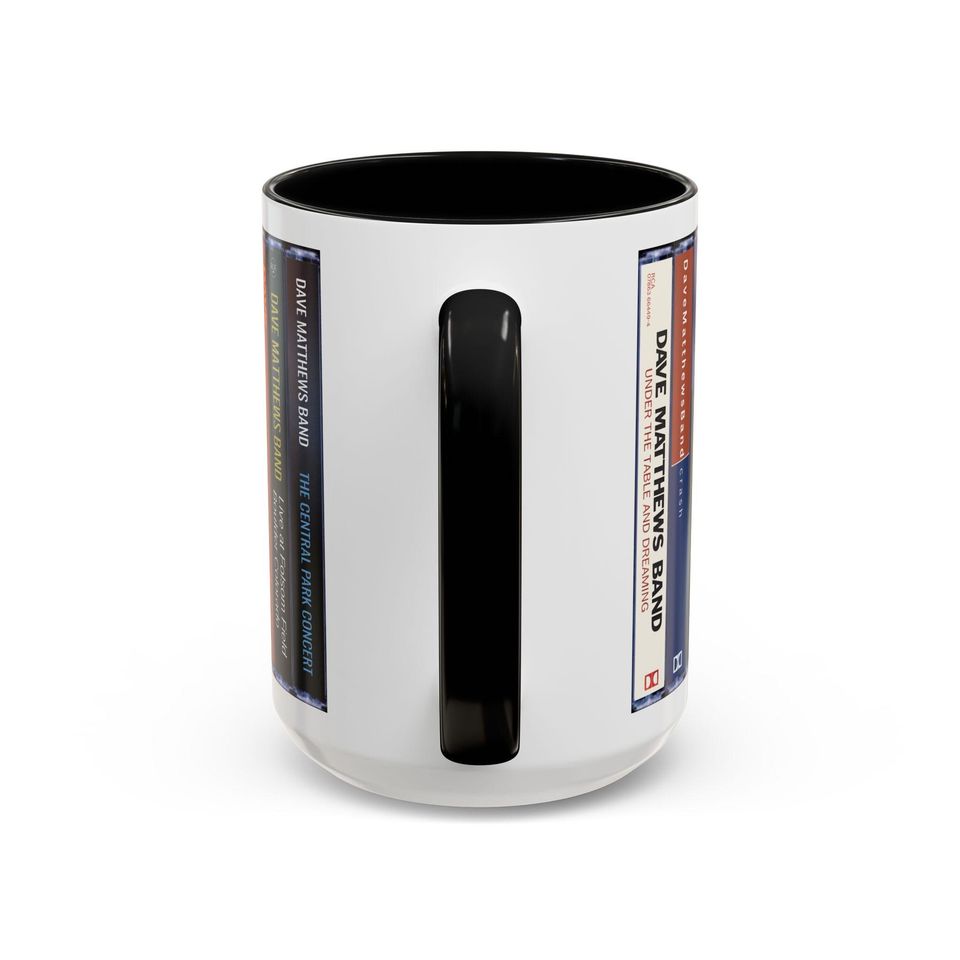 Dave Matthews Band Cassette Mug, Music Lover Gift, Accent Coffee Cup