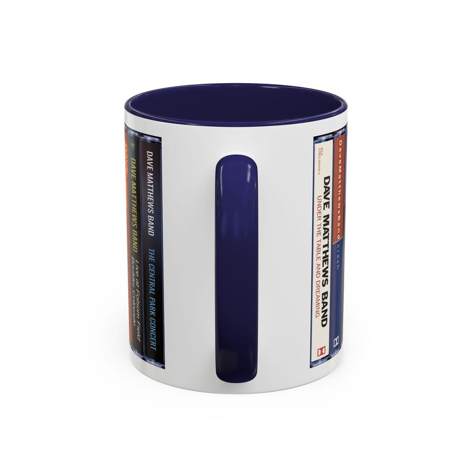 Dave Matthews Band Cassette Mug, Music Lover Gift, Accent Coffee Cup