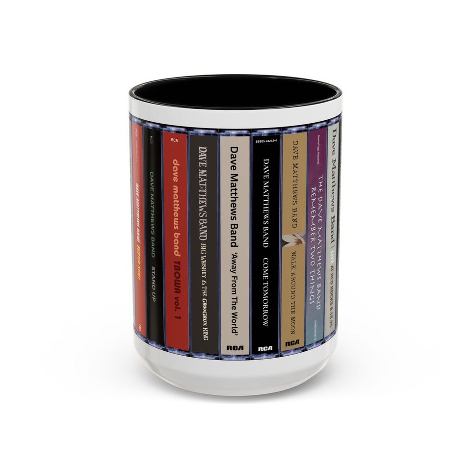 Dave Matthews Band Cassette Mug, Music Lover Gift, Accent Coffee Cup