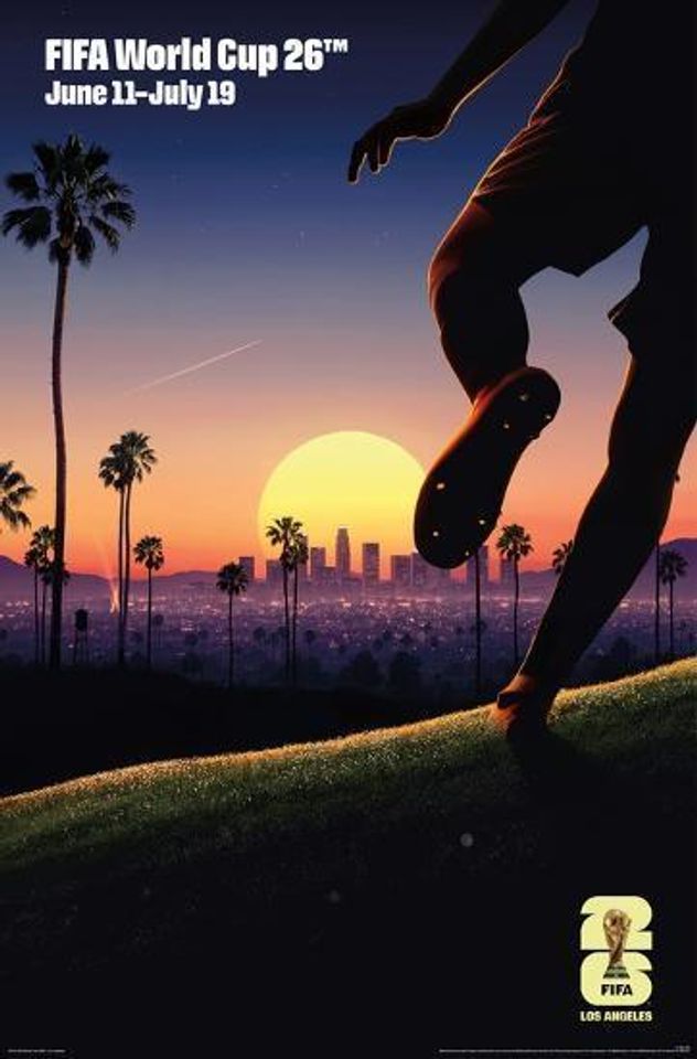 FIFA World Cup 2026 Cityscapes Poster, Home Decor