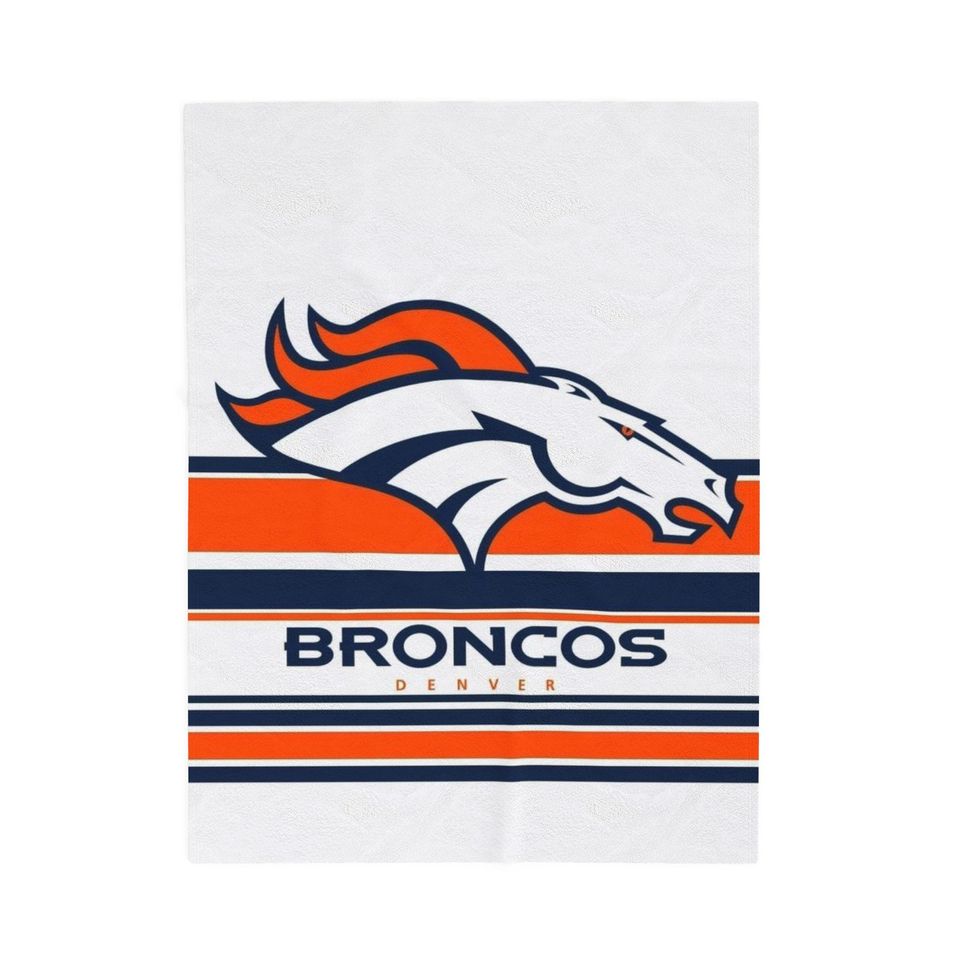Denver Broncos Throw Blanket