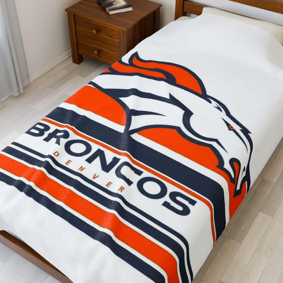 Denver Broncos Throw Blanket