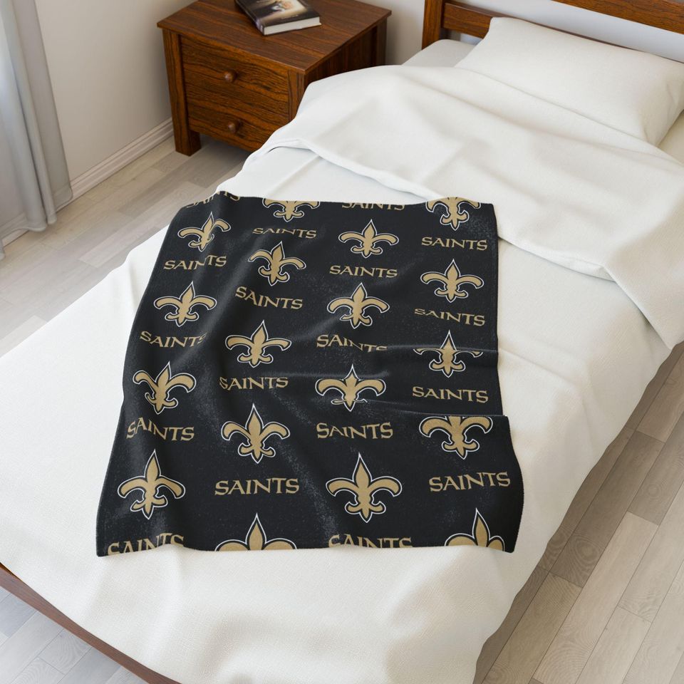 New Orleans Saints Throw Blanket