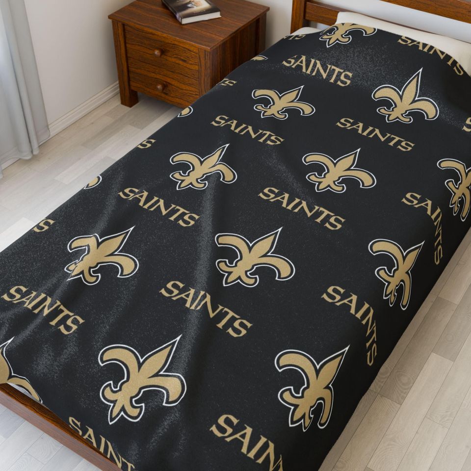 New Orleans Saints Throw Blanket