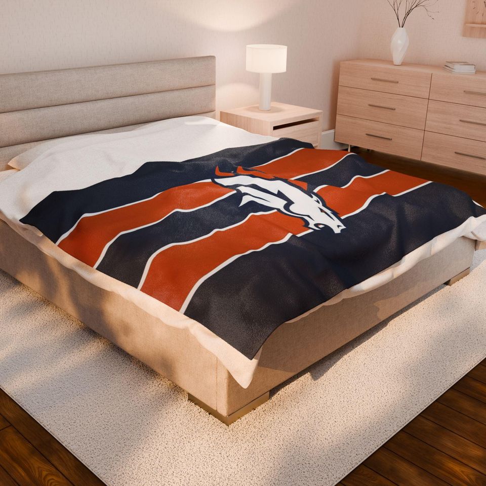 Denver Broncos Throw Blanket