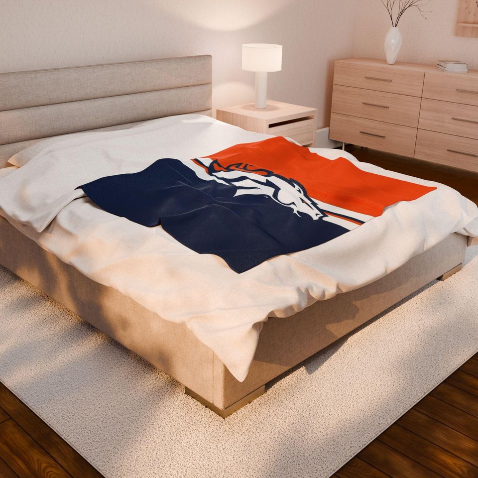 Denver Broncos Throw Blanket