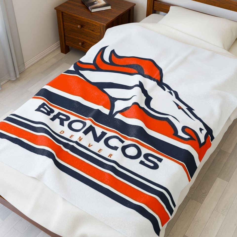 Denver Broncos Throw Blanket