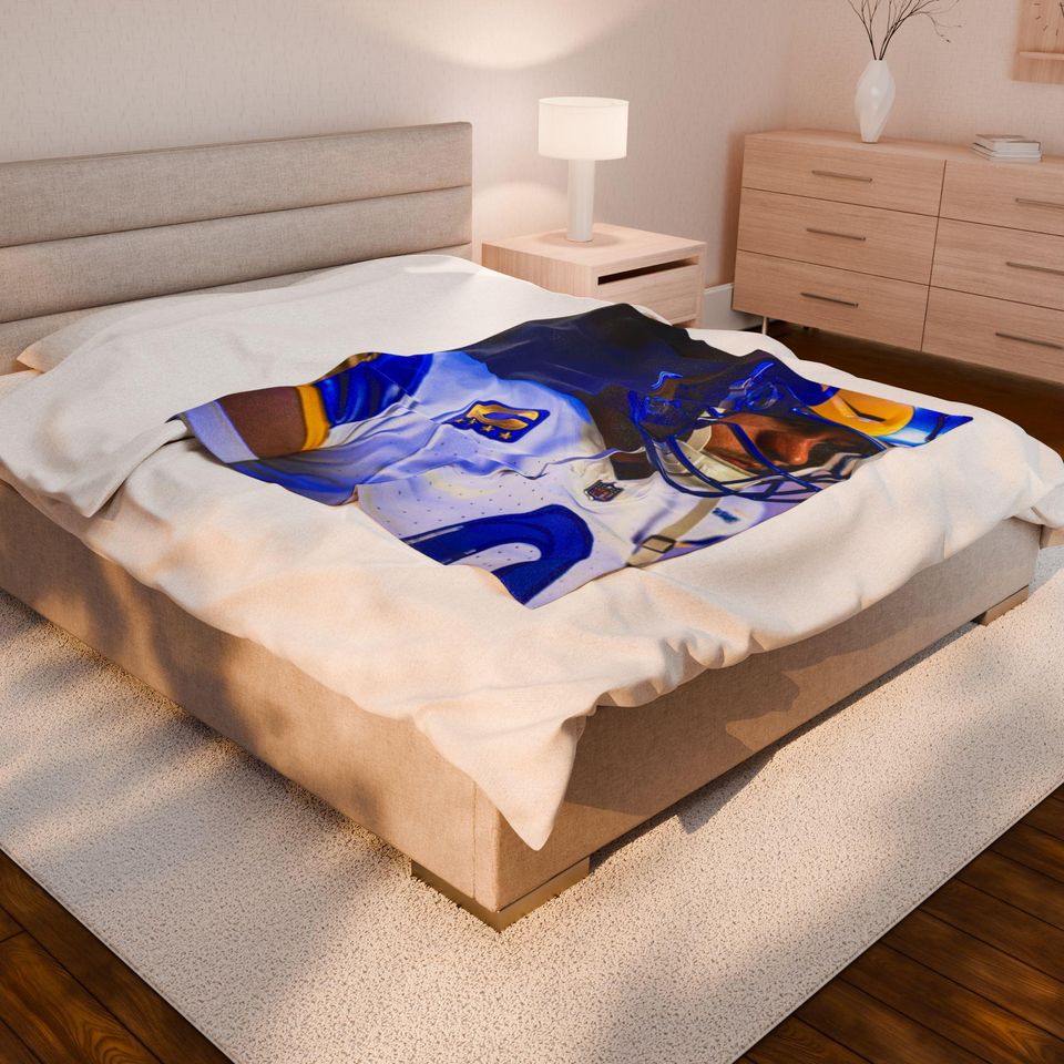 Matthew Stafford Rams Throw Blanket