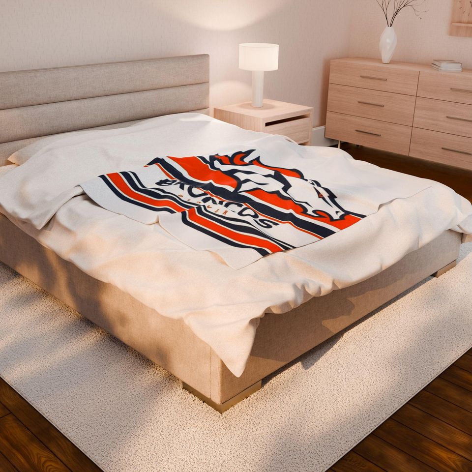 Denver Broncos Throw Blanket