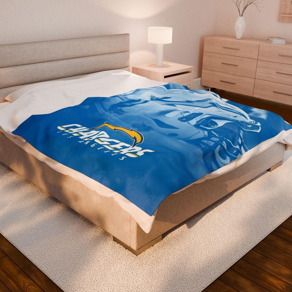 Los Angeles Chargers Throw Blanket