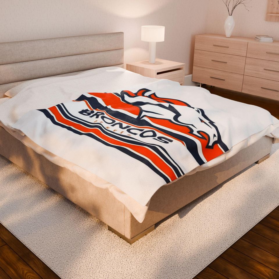 Denver Broncos Throw Blanket