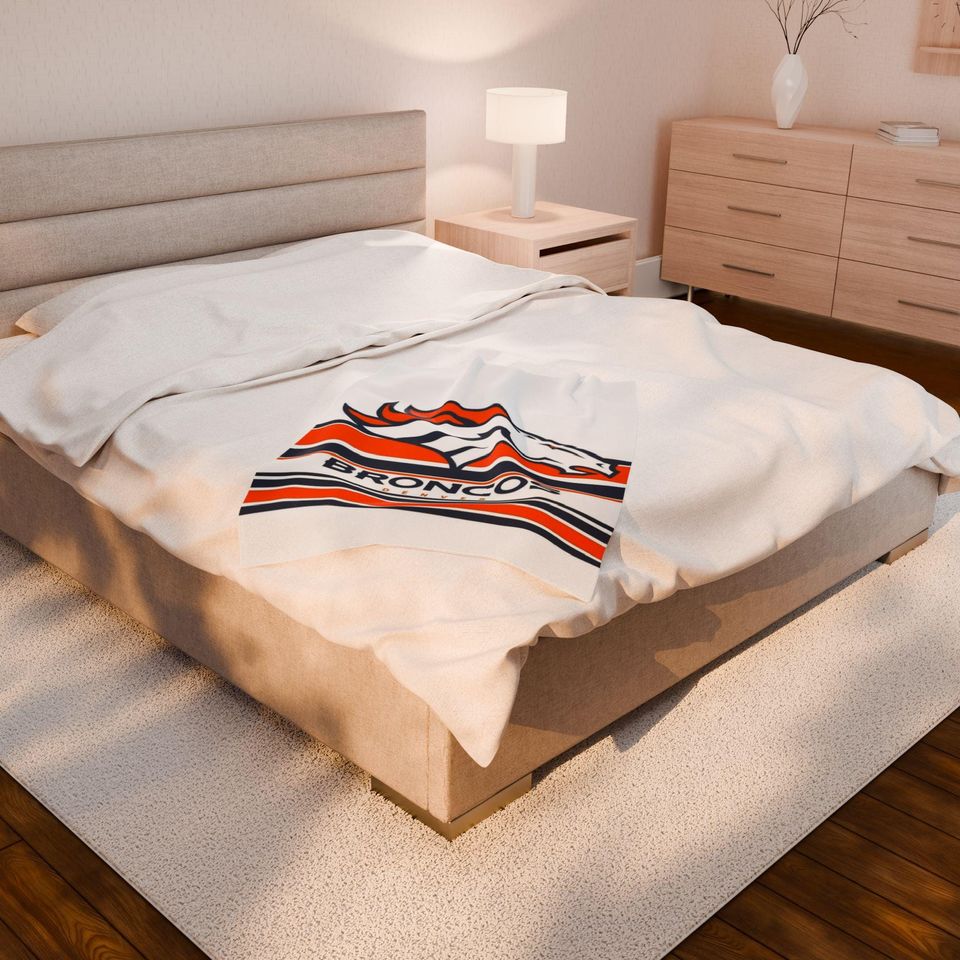 Denver Broncos Throw Blanket