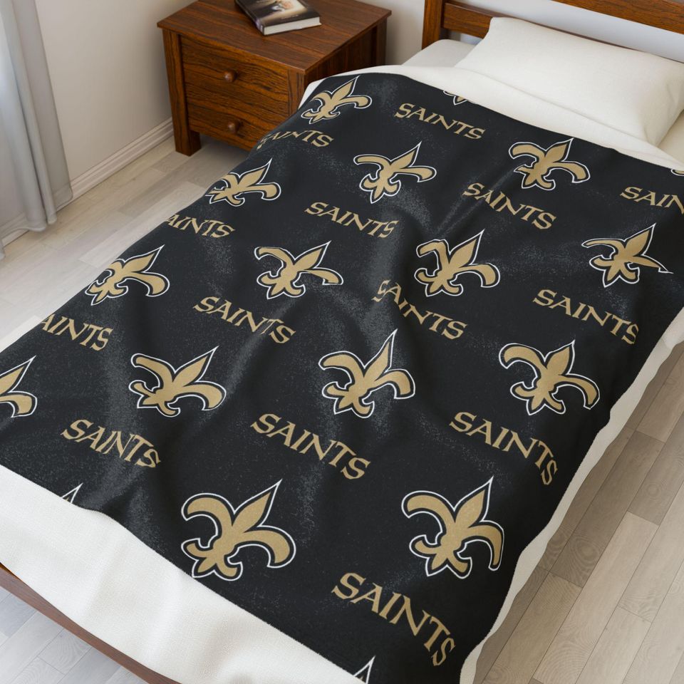 New Orleans Saints Throw Blanket