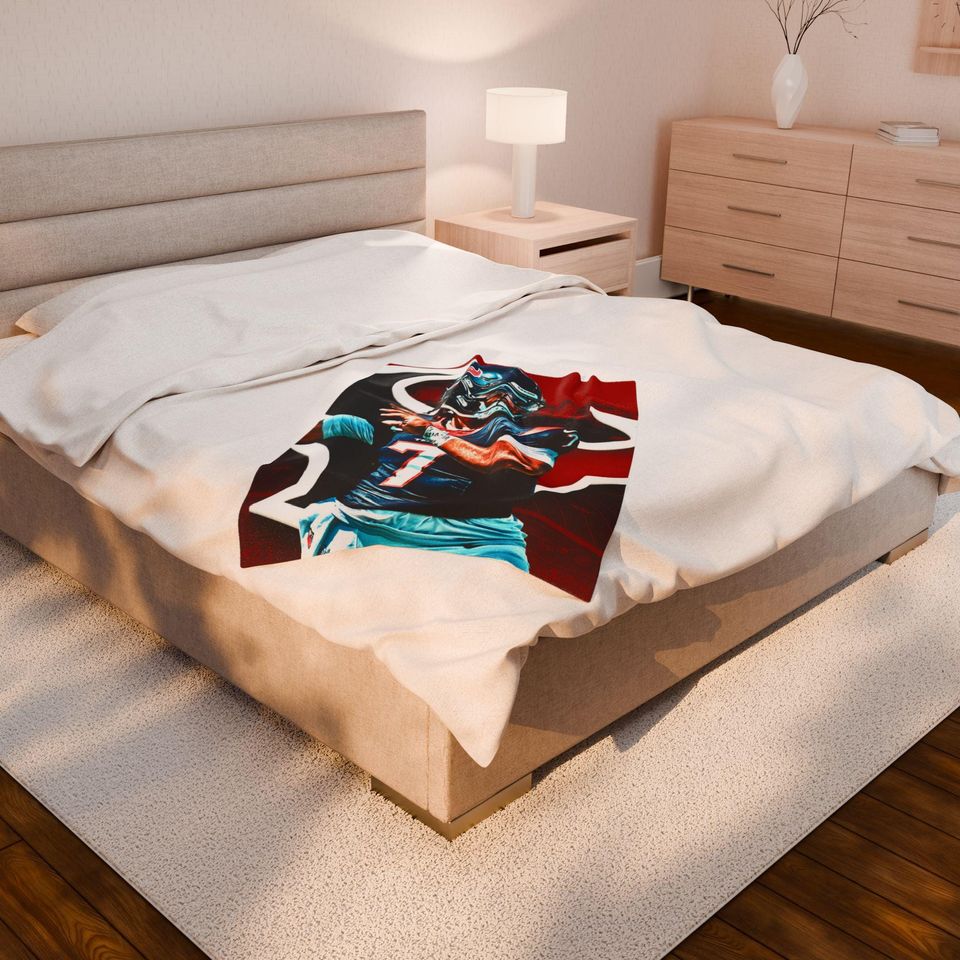 C.J. Stroud Texans Throw Blanket