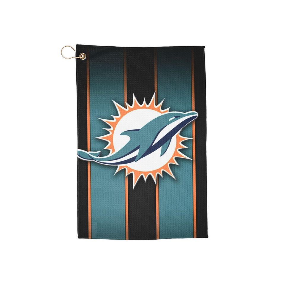 Miami Dolphins Golf Towel, Sports Accessory