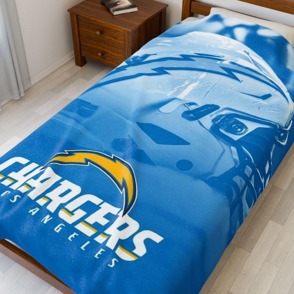 Los Angeles Chargers Throw Blanket