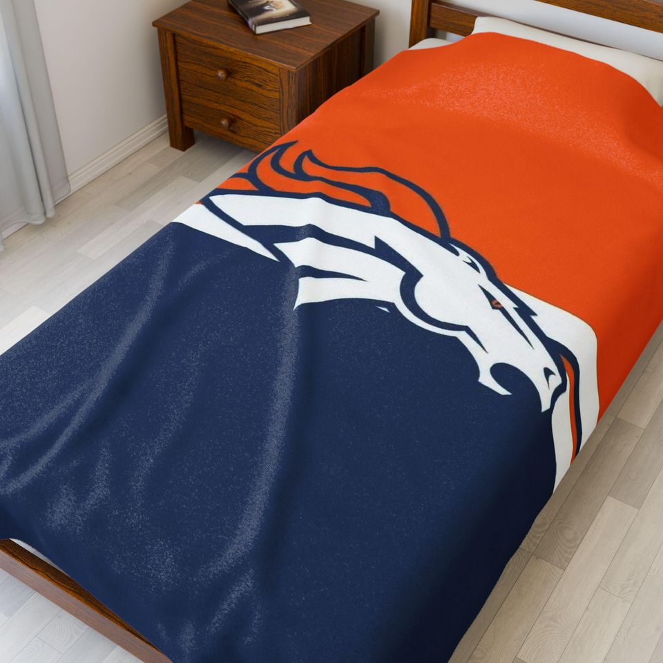 Denver Broncos Throw Blanket