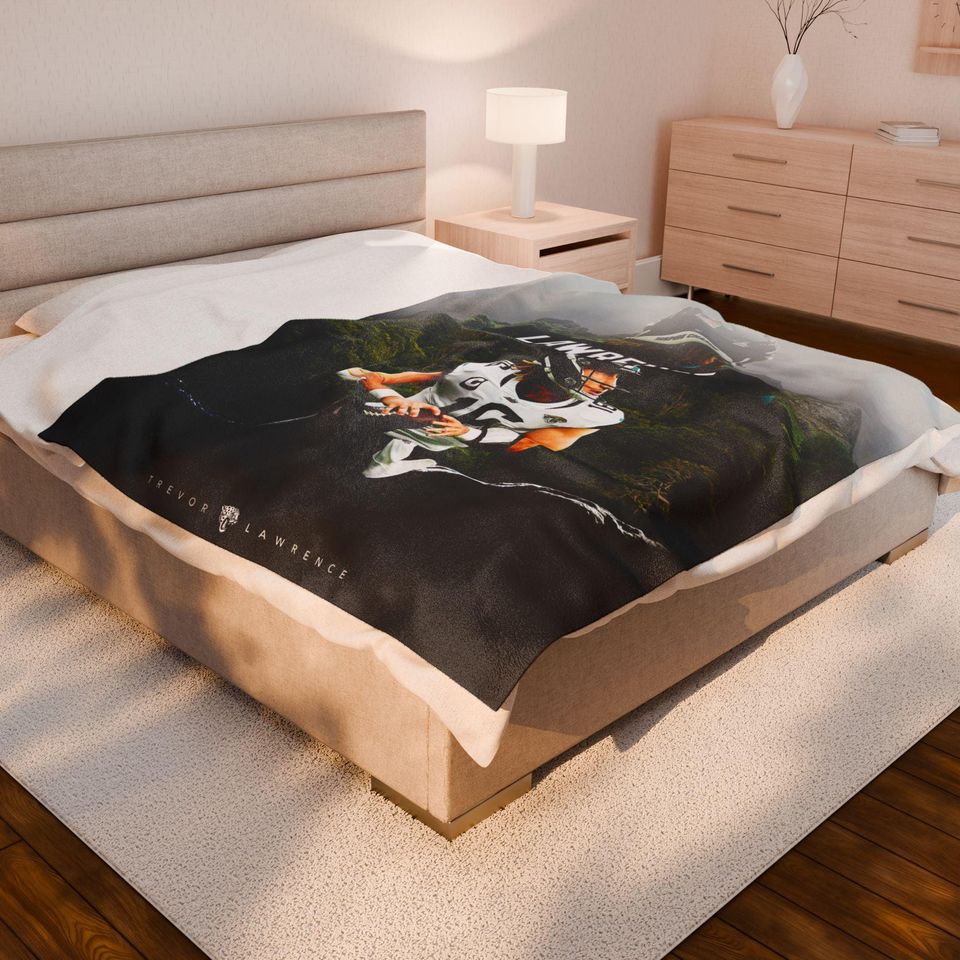 Trevor Lawrence Jaguars Throw Blanket