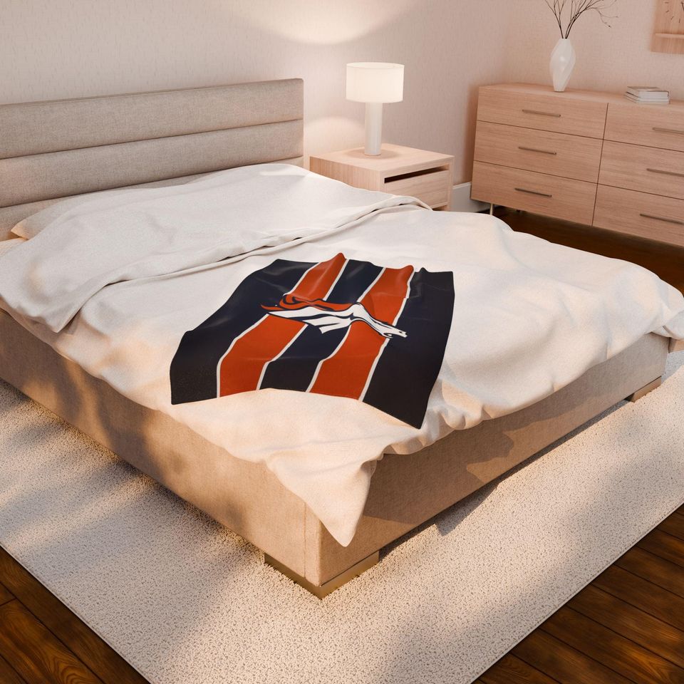 Denver Broncos Throw Blanket