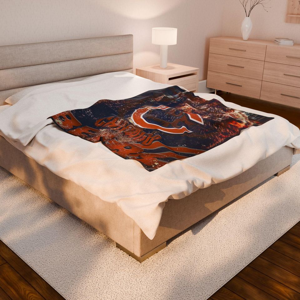 Chicago Bears Throw  Blanket