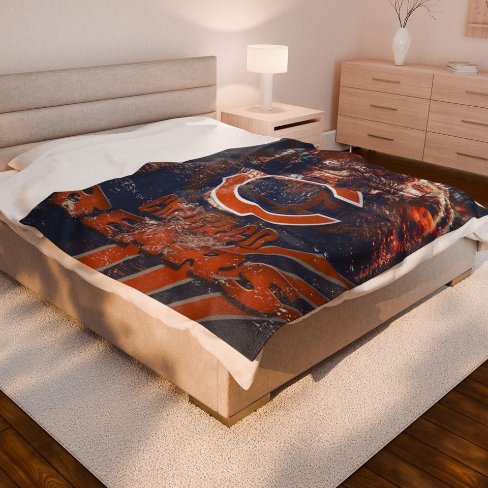 Chicago Bears Throw  Blanket