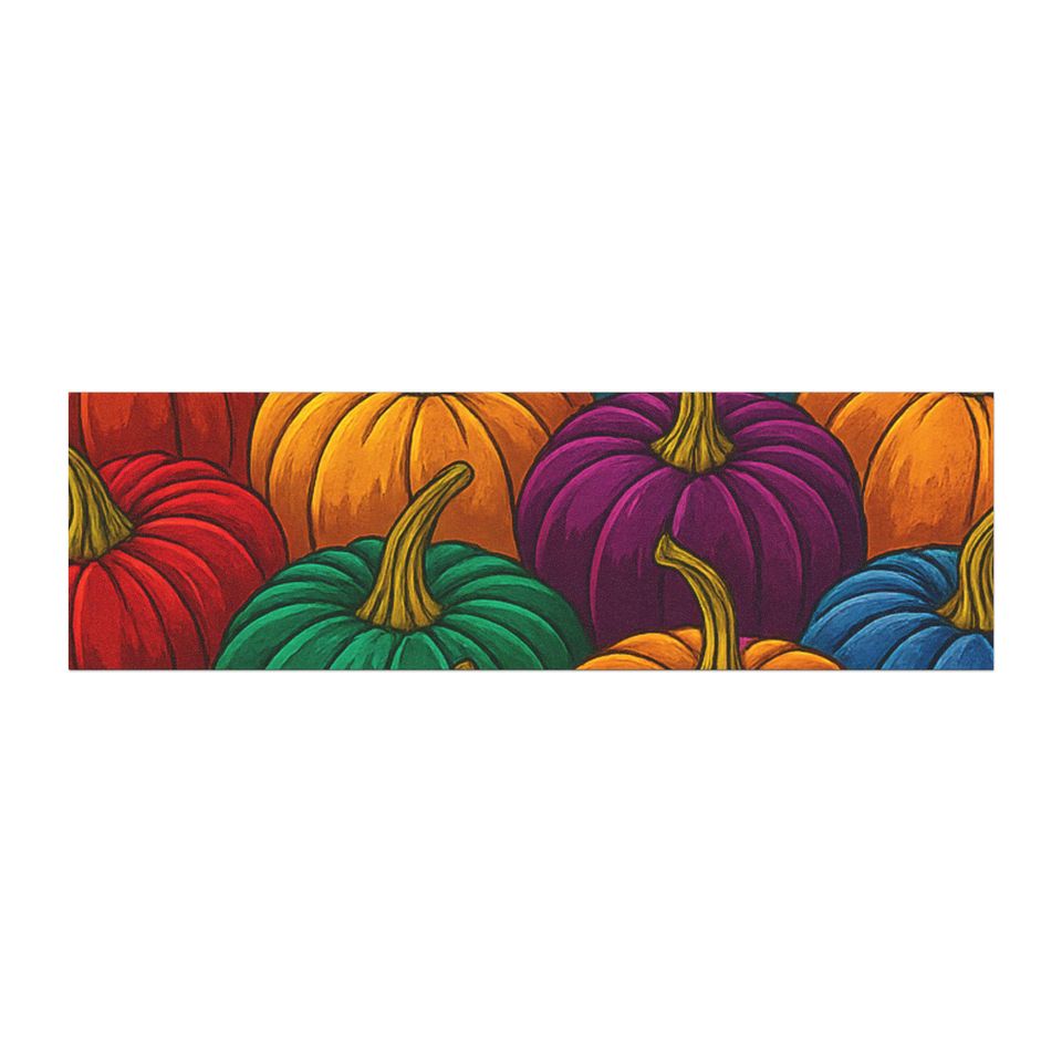Colorful Pumpkin Car Magnets: Vinyl Autumn Decor Set
