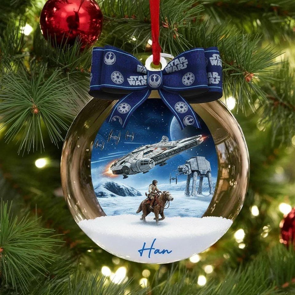 Personalized Star Wars Ornament, Star Wars Fan Keepsake