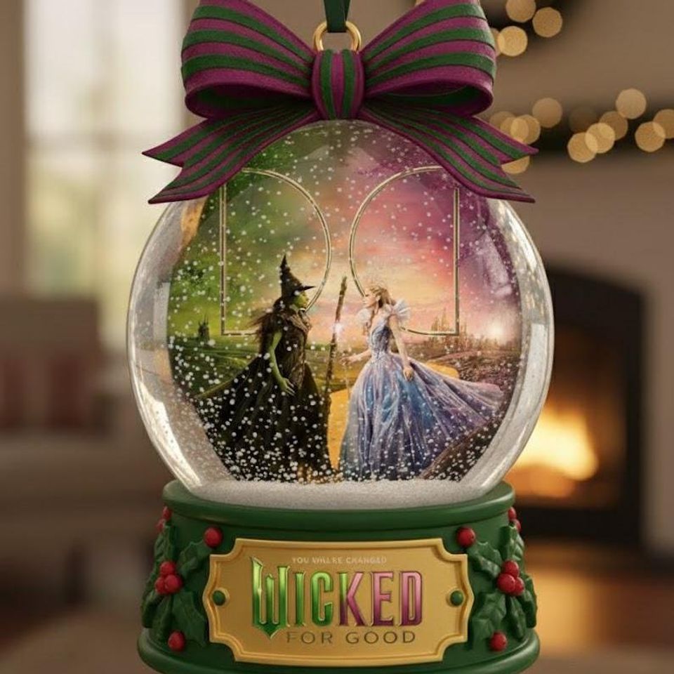 Elphaba and Glinda Musical Keepsake, Broadway Fan Christmas Gift