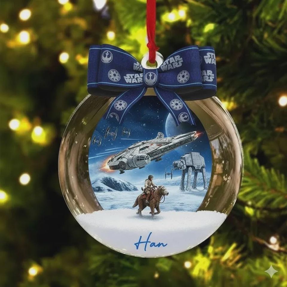 Personalized Star Wars Ornament, Star Wars Fan Keepsake