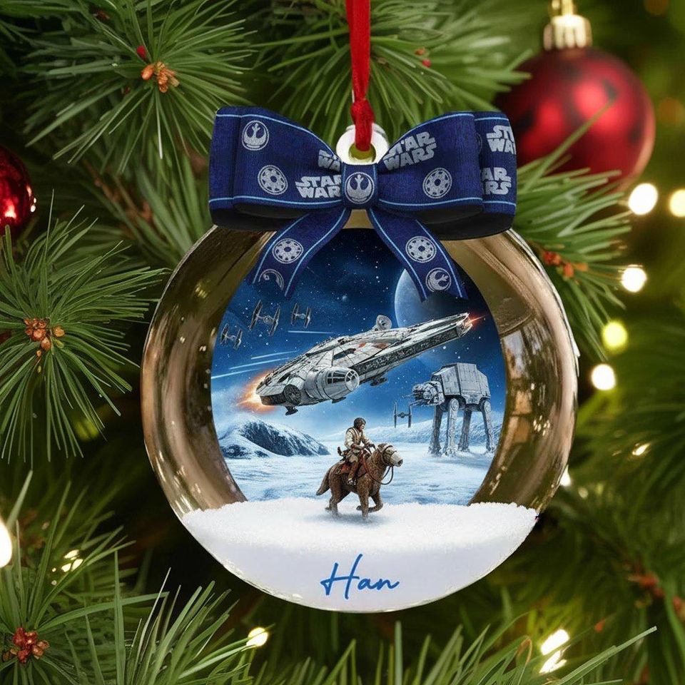 Personalized Star Wars Ornament, Star Wars Fan Keepsake