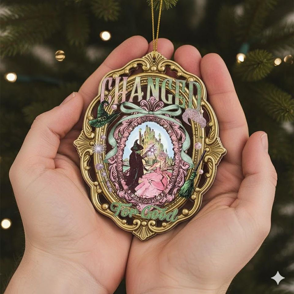 Vintage Christmas Ornament: Wicked Witch Acrylic Tree Decor