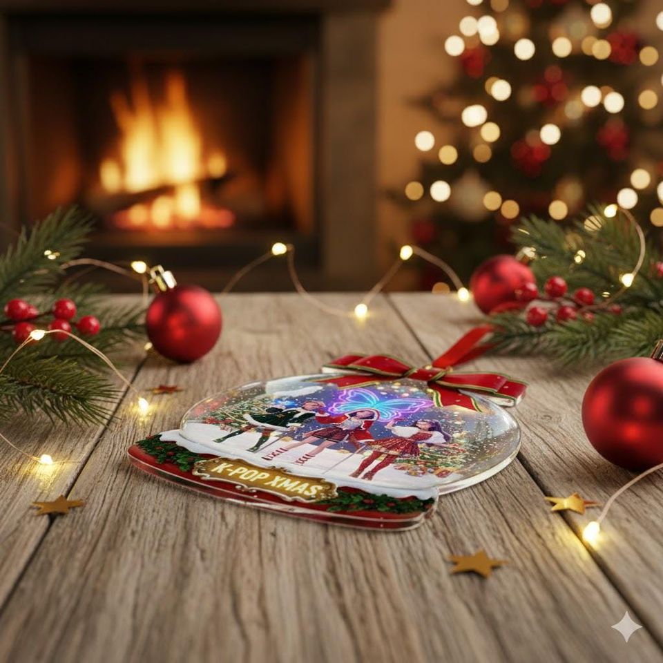 Personalized Kpop Demon Hunters Ornament, Custom Huntrix Christmas Keepsake