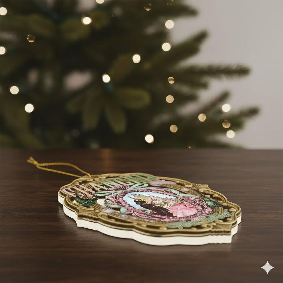 Vintage Christmas Ornament: Wicked Witch Acrylic Tree Decor