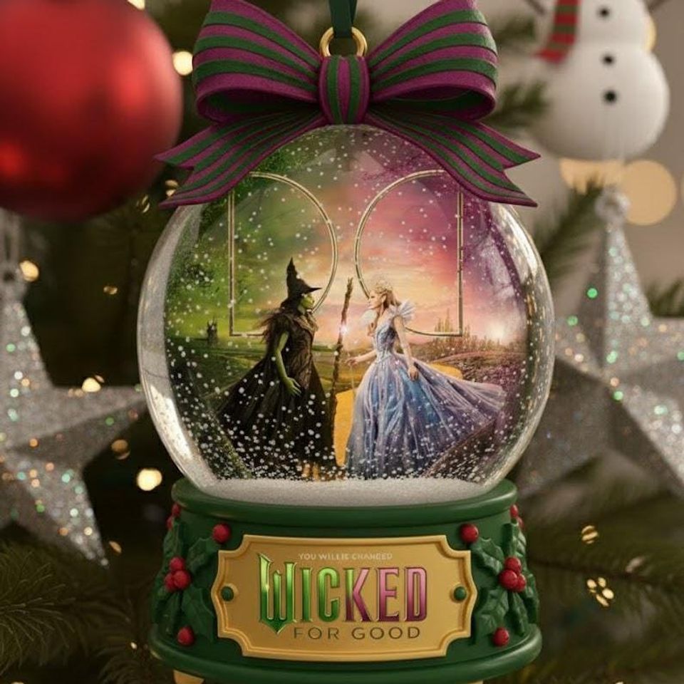 Elphaba and Glinda Musical Keepsake, Broadway Fan Christmas Gift