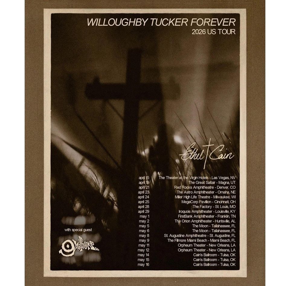 Ethel Cain Willoughby Tucker Forever Tour 2026 Poster