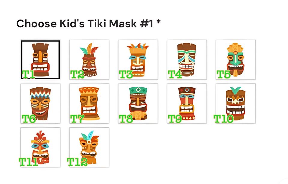Personalized Tiki Hawaiian Shirt, Custom Name Tropical Button Up, Polynesian Mask Print Shirt