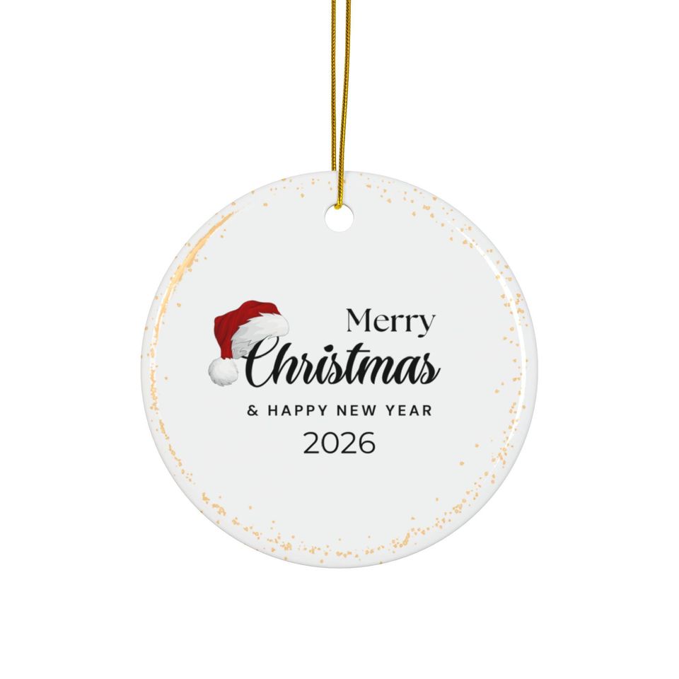 Personalized Scientist Christmas Ornament: Funny Explosion Expert Ceramic Decoration
