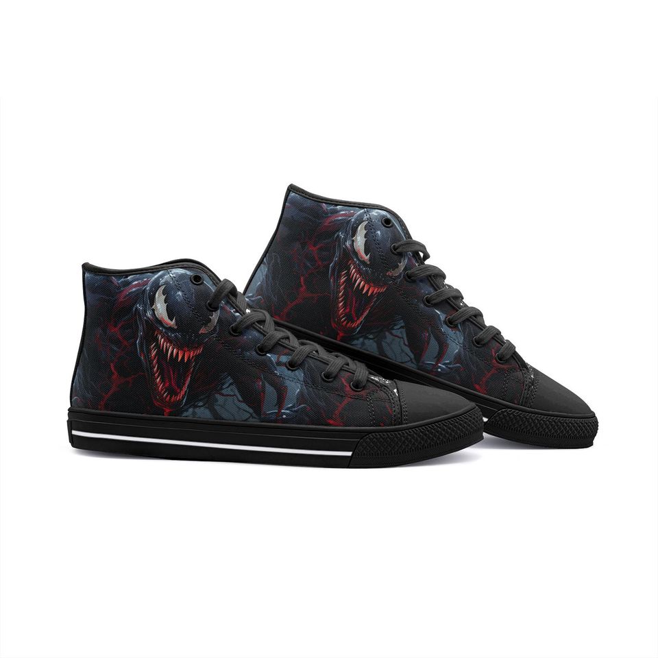 Venom Unisex High Top Canvas Shoes
