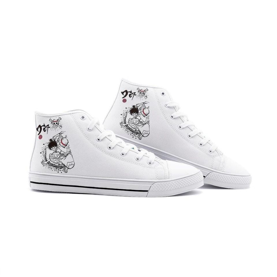 Luffy (Unisex High Top Canvas Shoes)