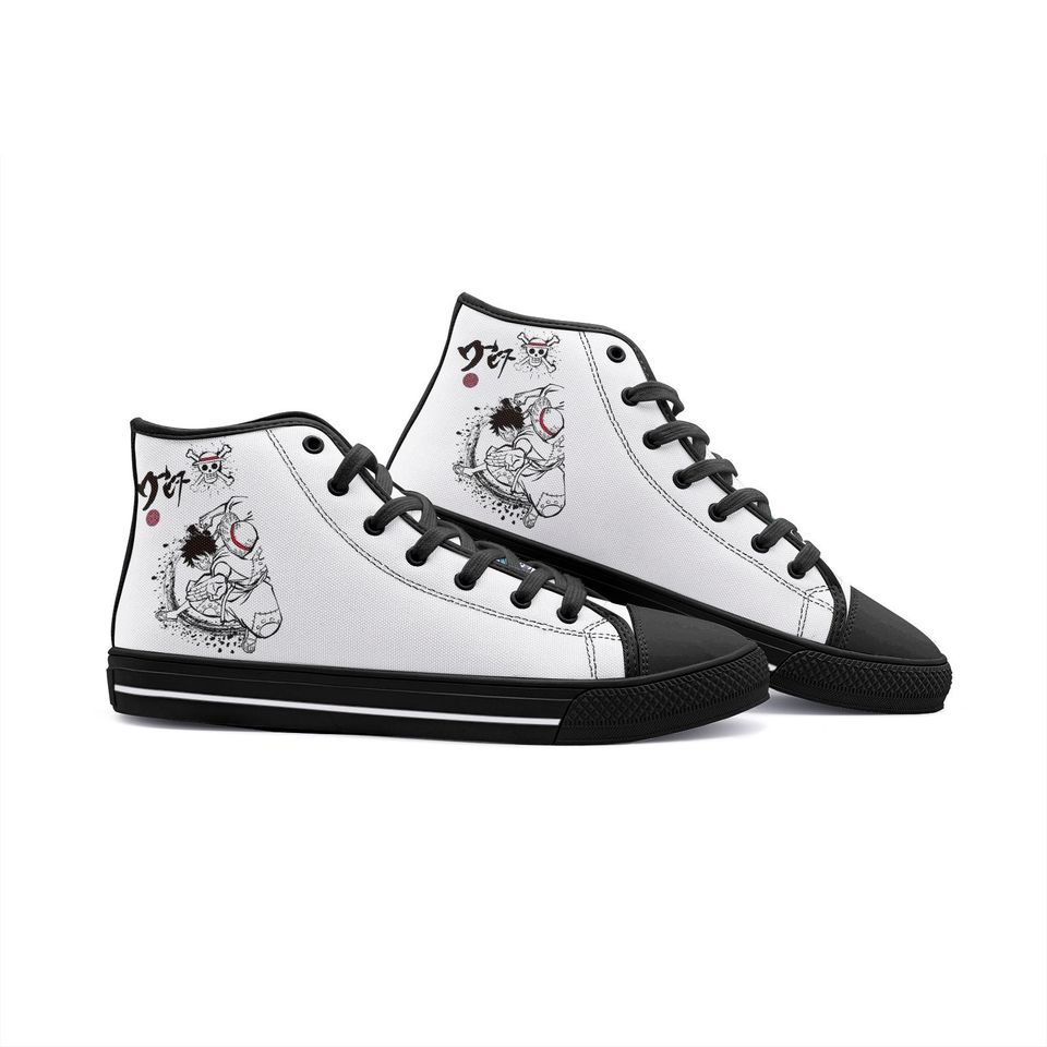 Luffy (Unisex High Top Canvas Shoes)