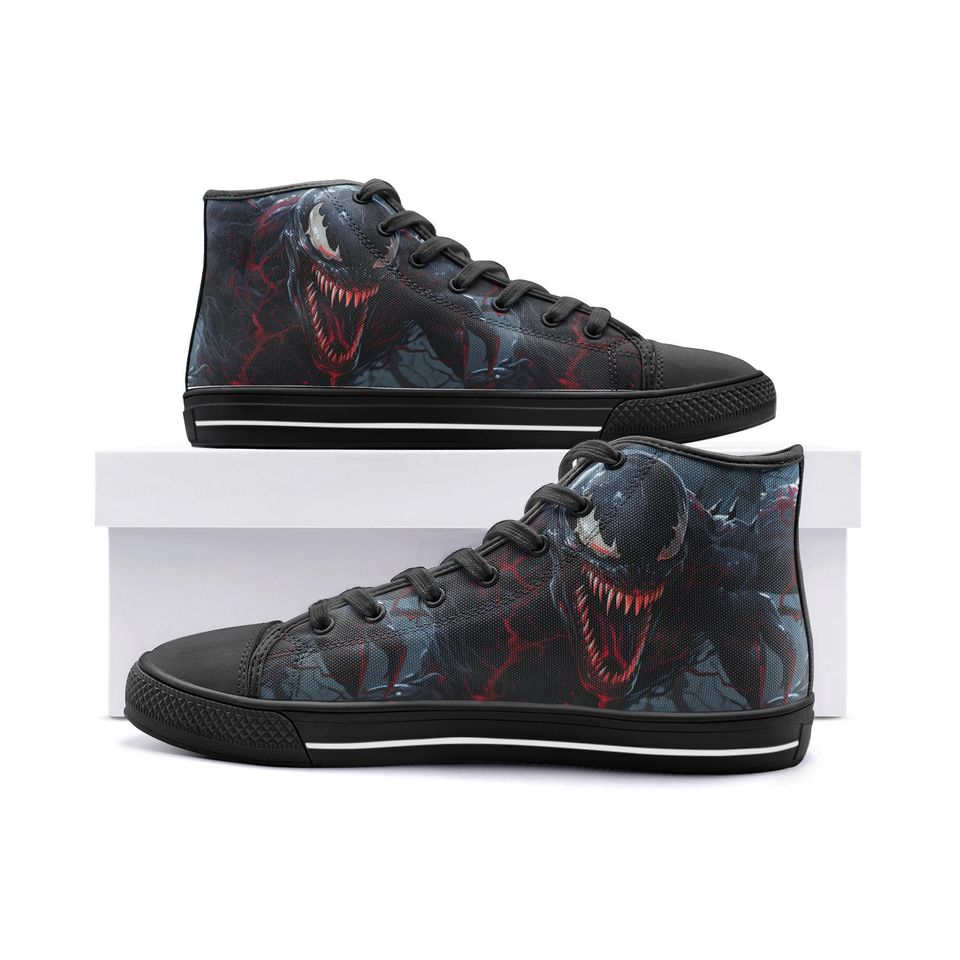 Venom Unisex High Top Canvas Shoes