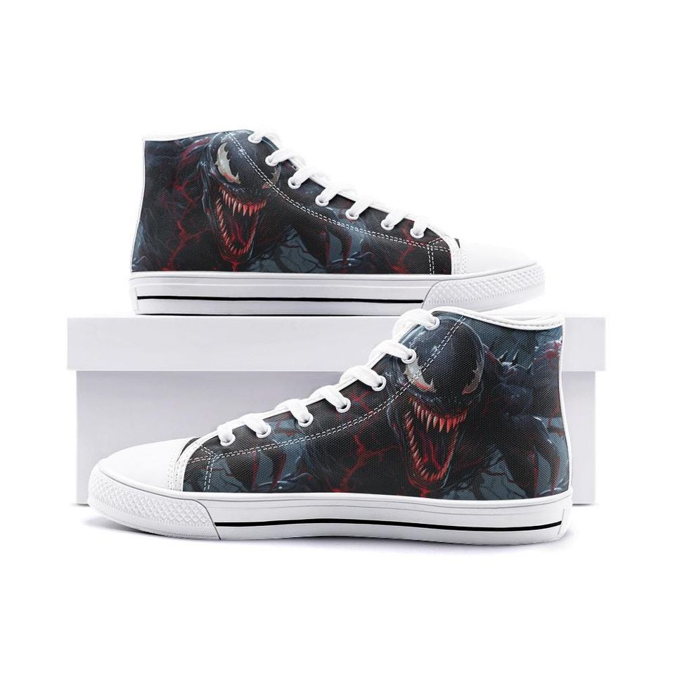 Venom Unisex High Top Canvas Shoes