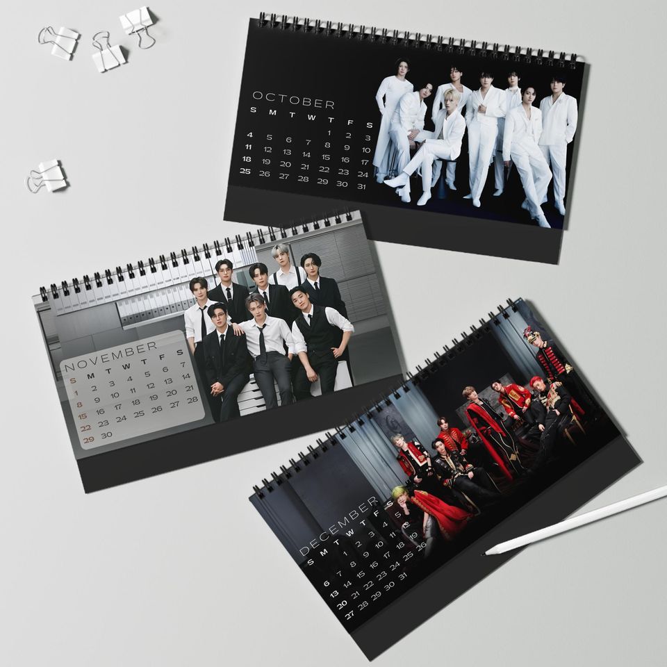 ATEEZ 2026 K-Pop Desktop Calendar | ATINY Gift